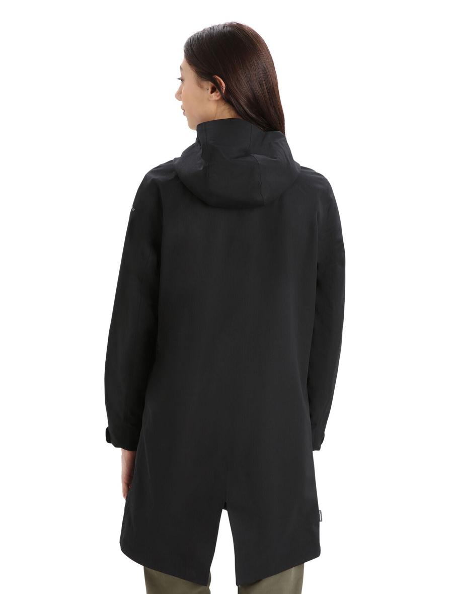 Vestes Icebreaker City Label Shell+™ Merino 4-in-1 Parka Femme Noir | FR 1650RVDW